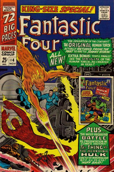 Fantastic Four Annual #4-Good, Cover Detatched