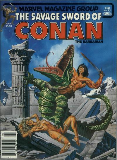 The Savage Sword of Conan #77-Good (1.8 – 3)