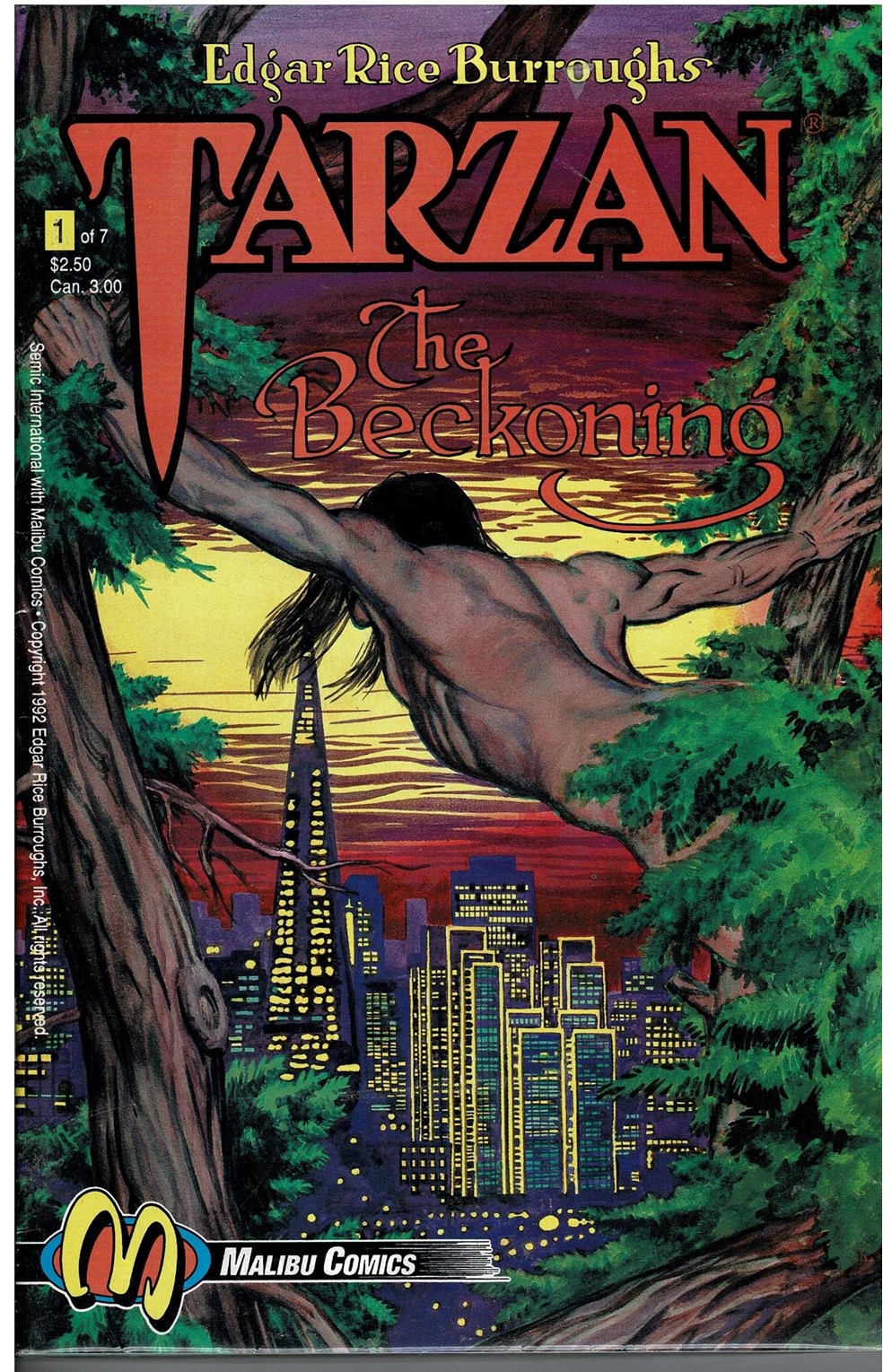 Tarzan : The Beckoning #1-7  Comic Pack