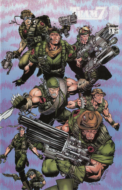 Team 7 #1 [Wildstorm 1994 Puzzle Cover]-Very Fine (7.5 – 9) Whilce Portacio Variant Cover.