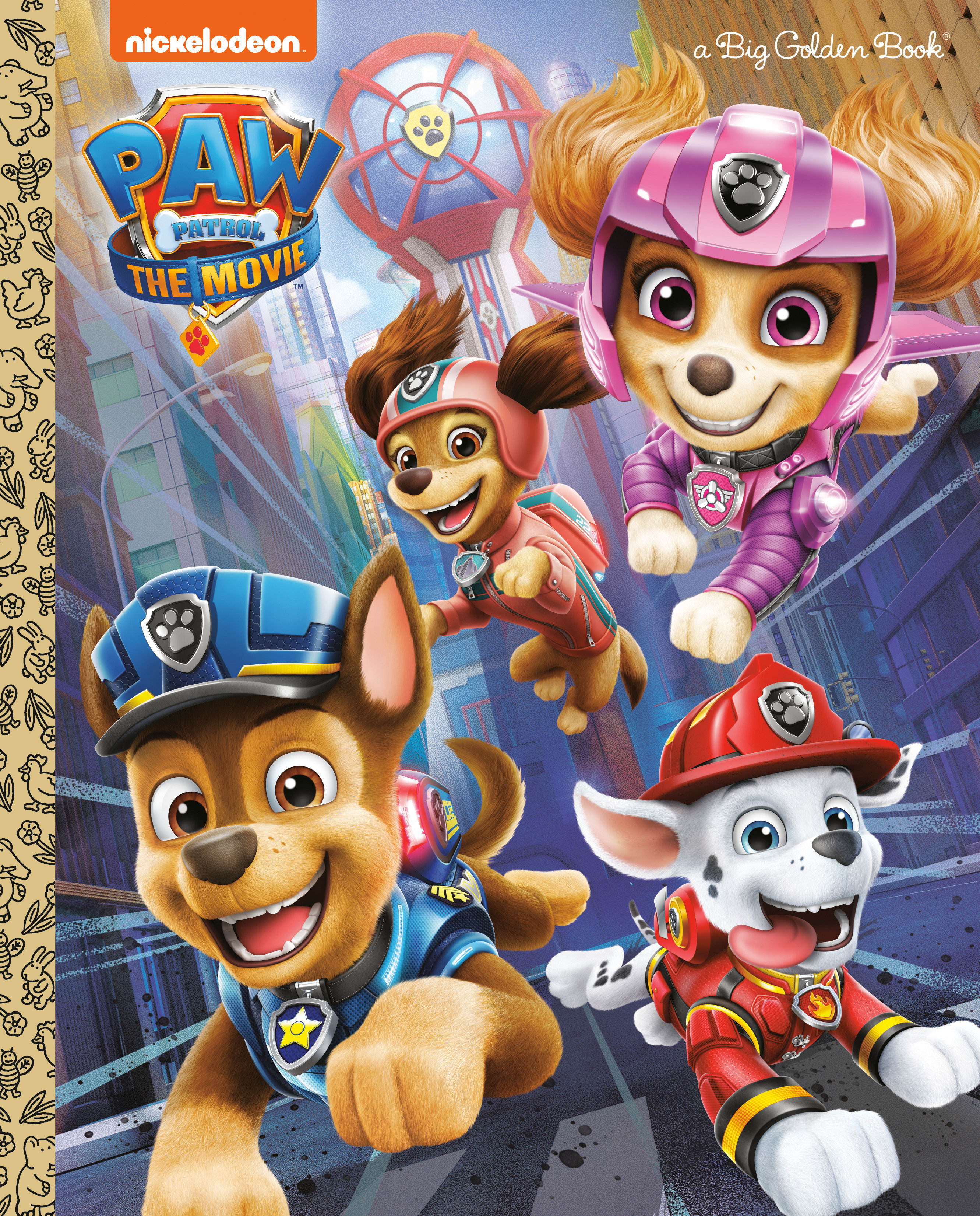 Paw Patrol The Movie Big Golden Book (Paw Patrol) (Hardcover)