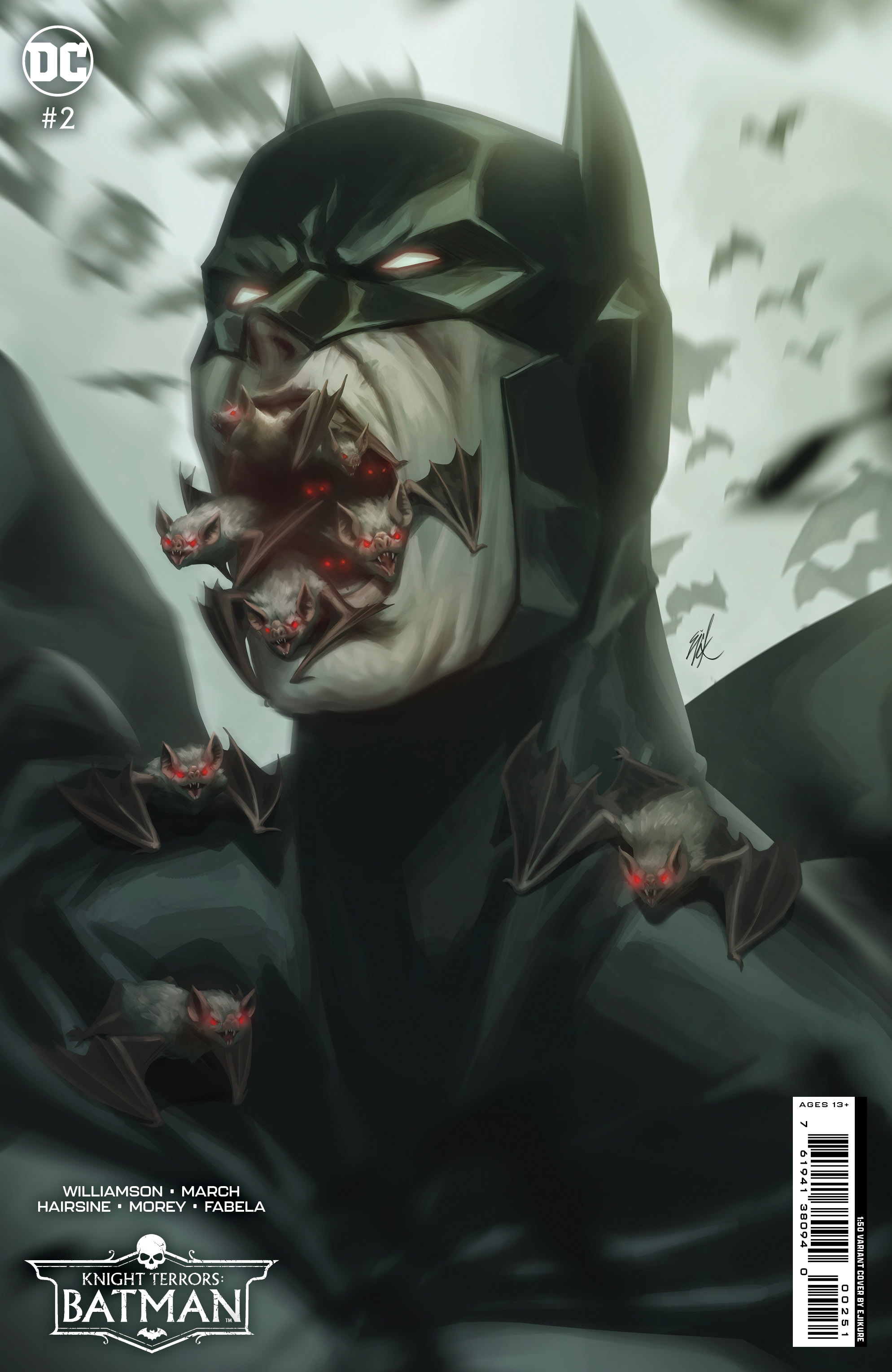 Batman #136.2 Knight Terrors #2 Cover E 1 for 50 Incentive Ejikure Card Stock Variant (Of 2)