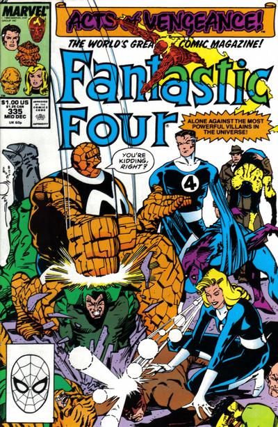 Fantastic Four #335 [Direct]-Very Fine (7.5 – 9)