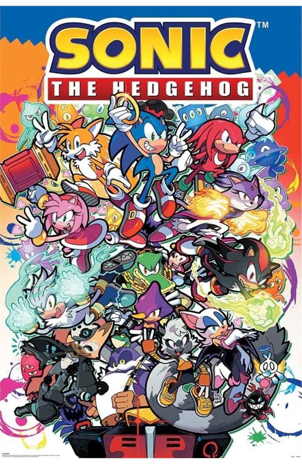 Sonic The Hedgehog Characters Poster