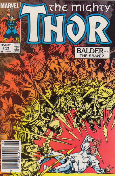 Thor #344 [Newsstand]-Fine