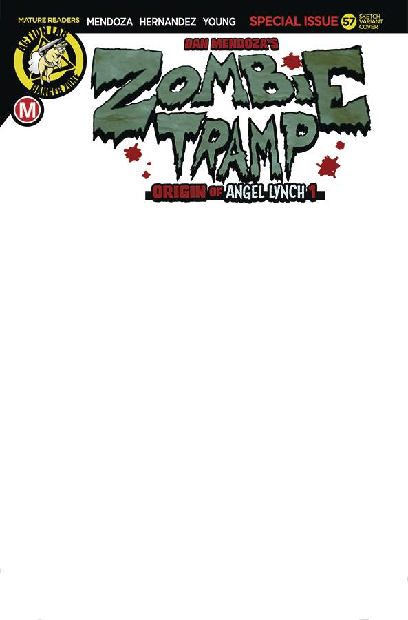 Zombie Tramp Ongoing #57 Cover G Blank Sketch (Mature)