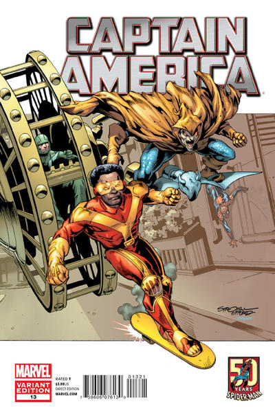 Captain America #13 (2011) (Amazing Spider-man In Motion Variant)