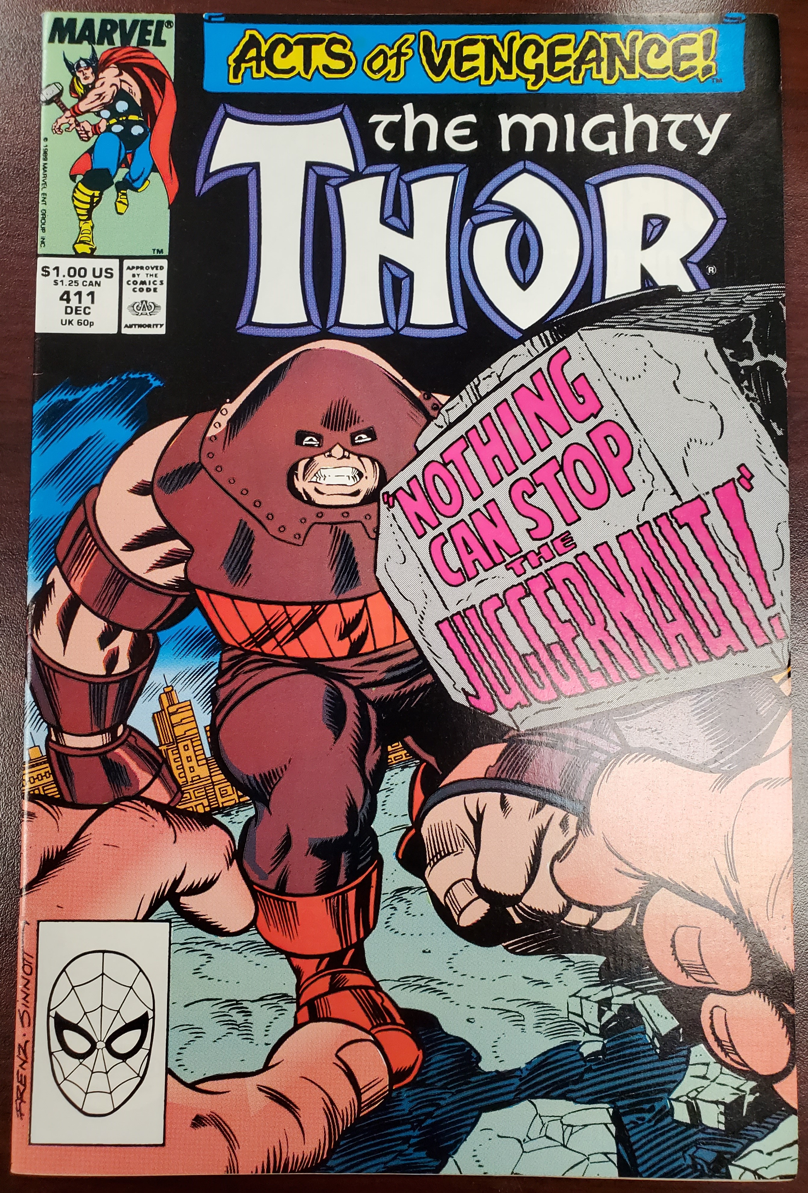 Thor #411 (Marvel 1962) 1st App Night Thrasher