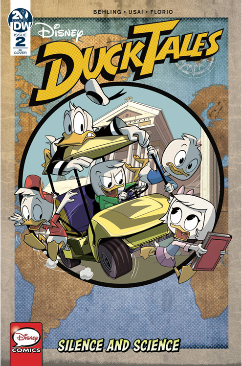 Ducktales Silence & Science #2 1 for 10 Incentive Ducktales Creative Team (Of 3)