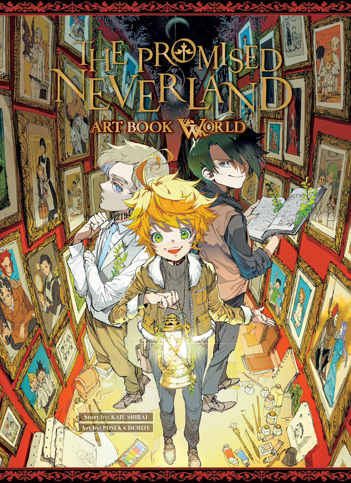 Promised Neverland Art Book World Hardcover