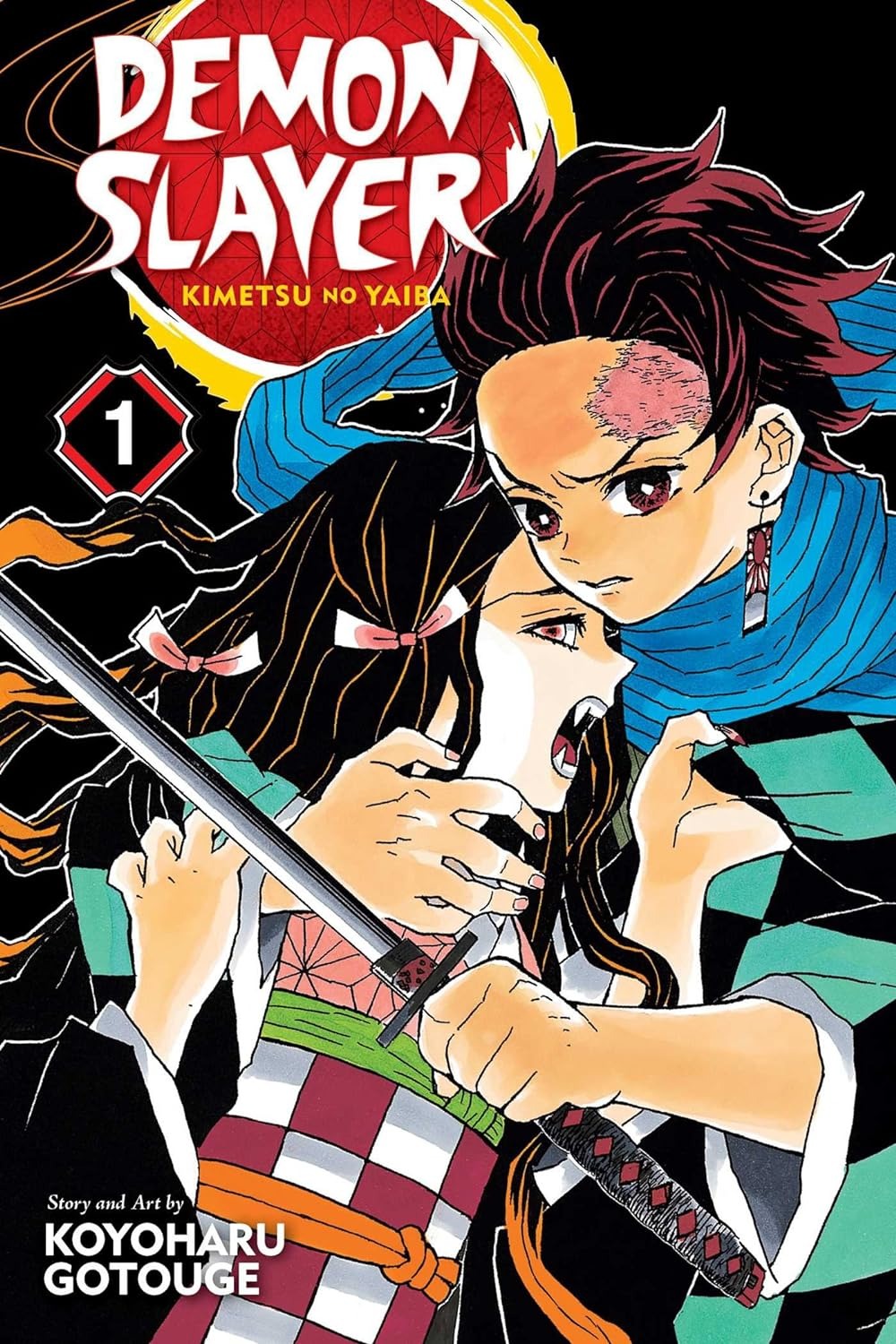 Demon Slayer Kimetsu No Yaiba Manga Volume 1 (2023 Printing)