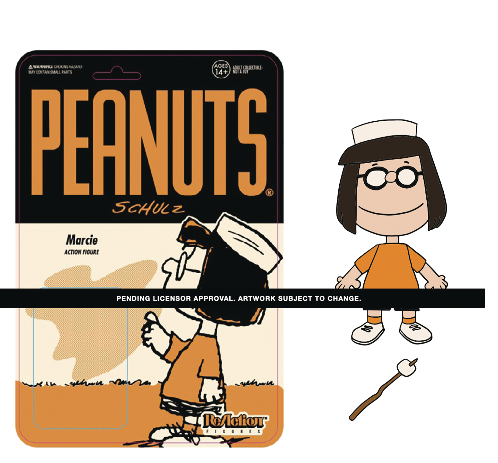 Peanuts Camp Marcie W3 Reaction Figure