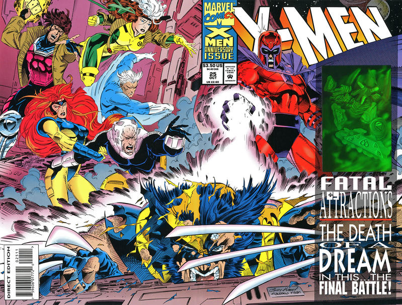 X-Men #25 [Direct Edition](1991)- Vf/Nm 9.0