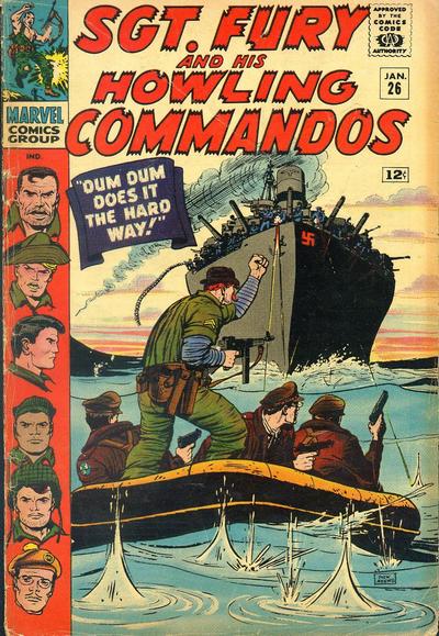 Sgt. Fury #26 (1963)-Very Good (3.5 – 5)