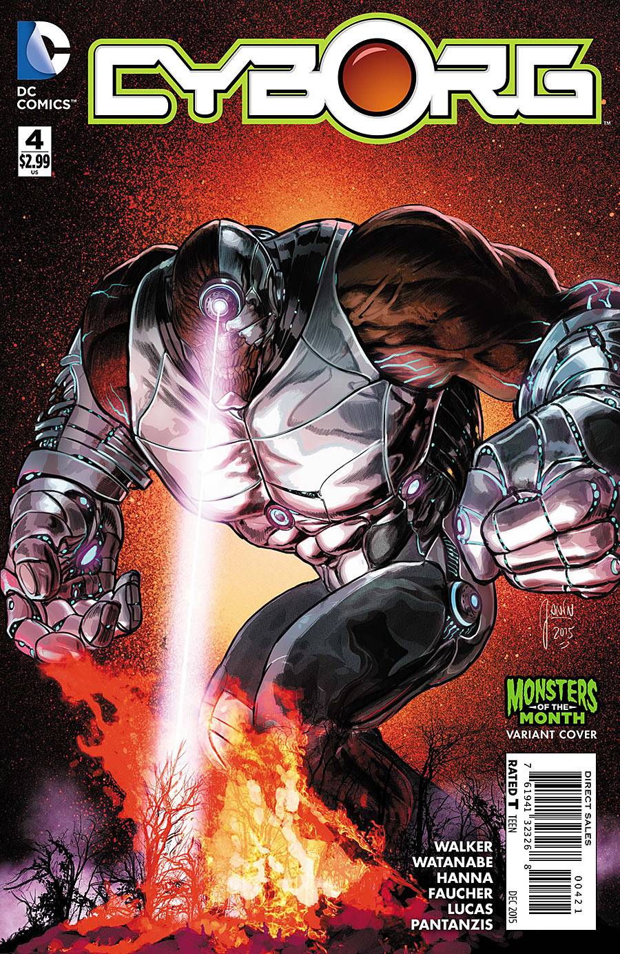 Cyborg #4 Monsters Variant Edition