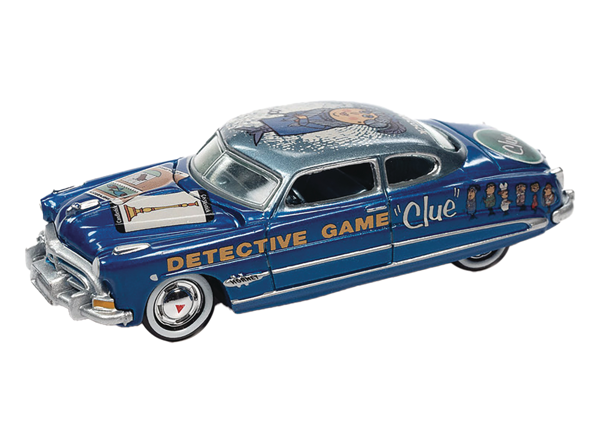 Johnny Lightning 1951 Vintage Clue Hudson Hornet 1/64 Die-Cast Car