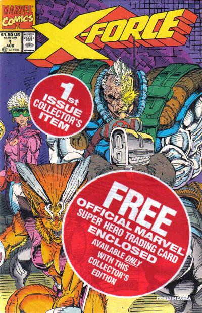 X-Force #1 [Direct]-Near Mint (9.2 - 9.8) [Polybagged With X-Force Card, 1st App. of Gw Bridge]