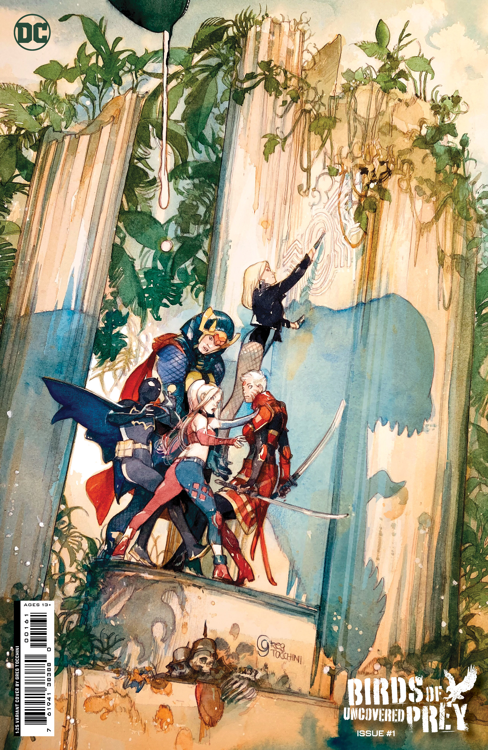 Birds of Prey Uncovered #1 (One Shot) Cover F 1 for 25 Incentive Greg Tocchini Variant