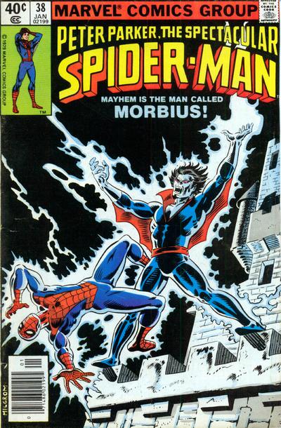 The Spectacular Spider-Man #38 [Newsstand](1976)-Fine (5.5 – 7)