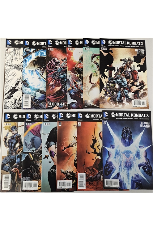 Martal Kombat X #1-12 (2015) Set