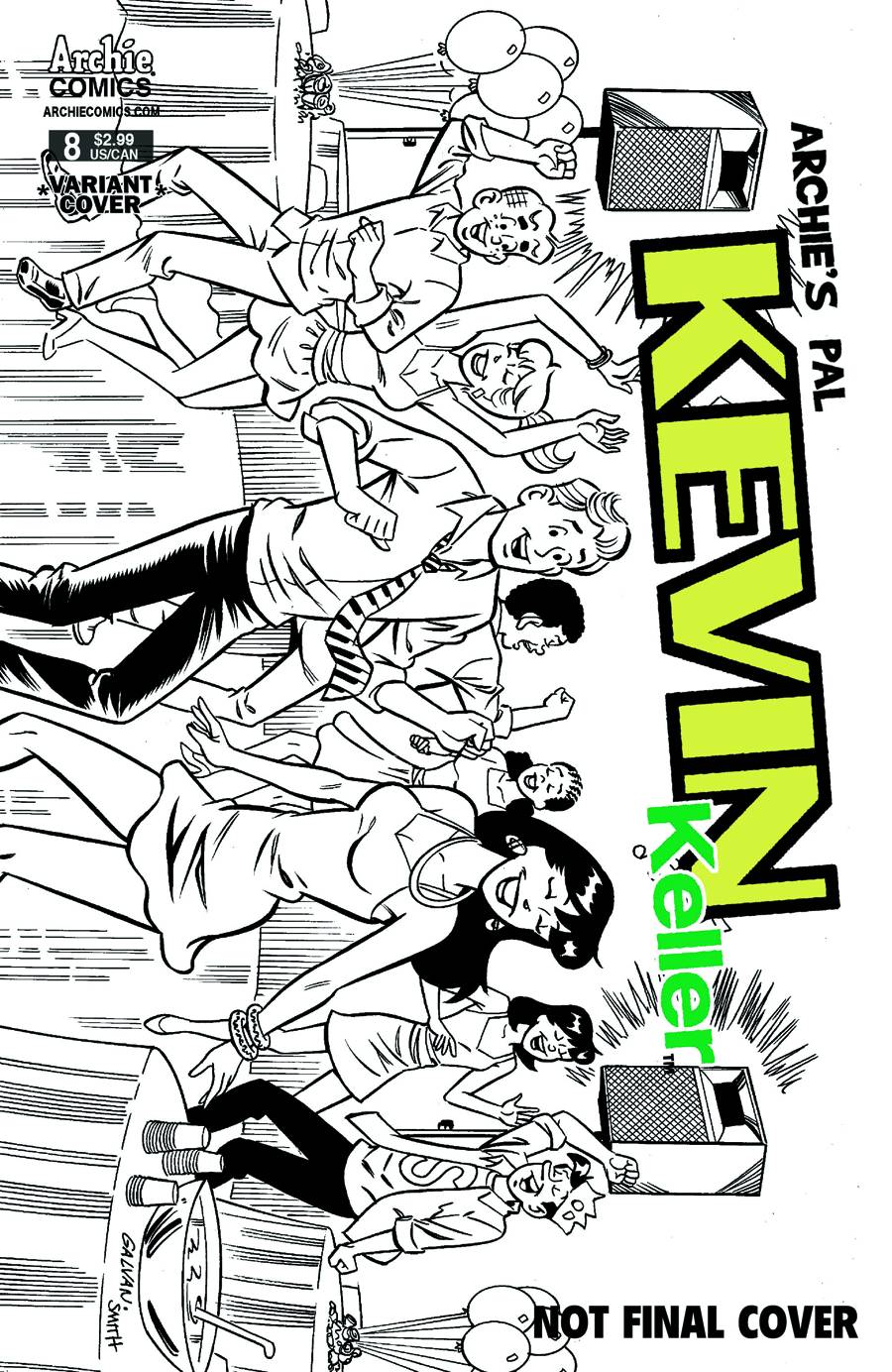 Kevin Keller #8 Galvan Variant Cover