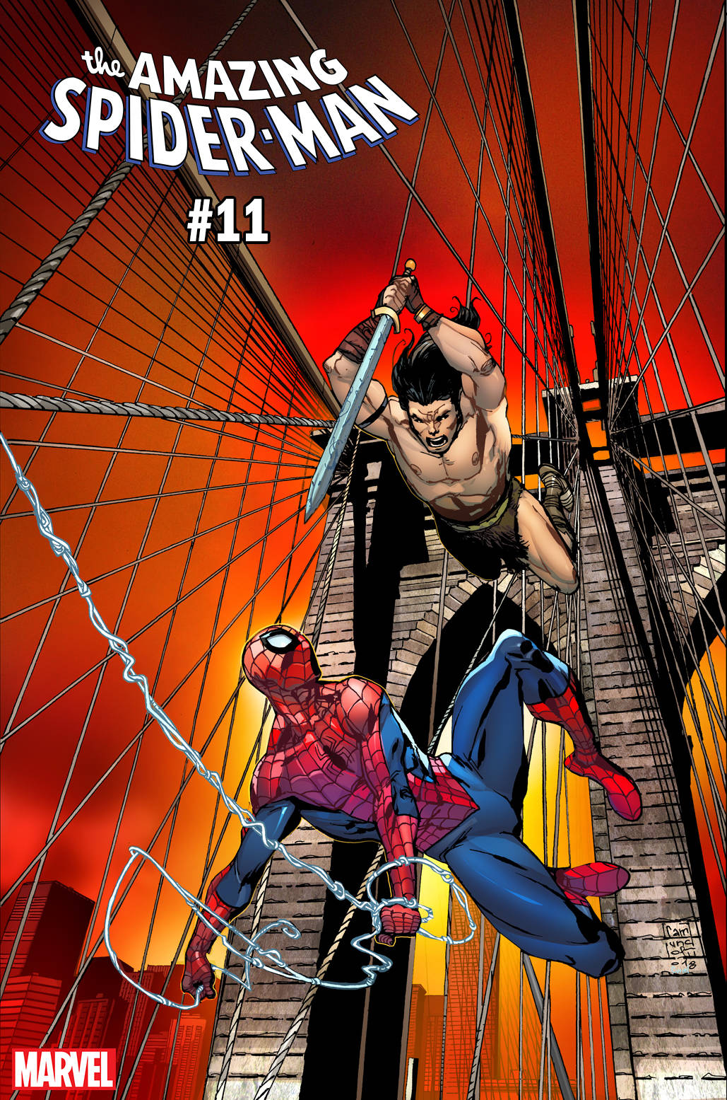 Amazing Spider-Man #11 Camuncoli Conan Vs Marvel Variant (2018)