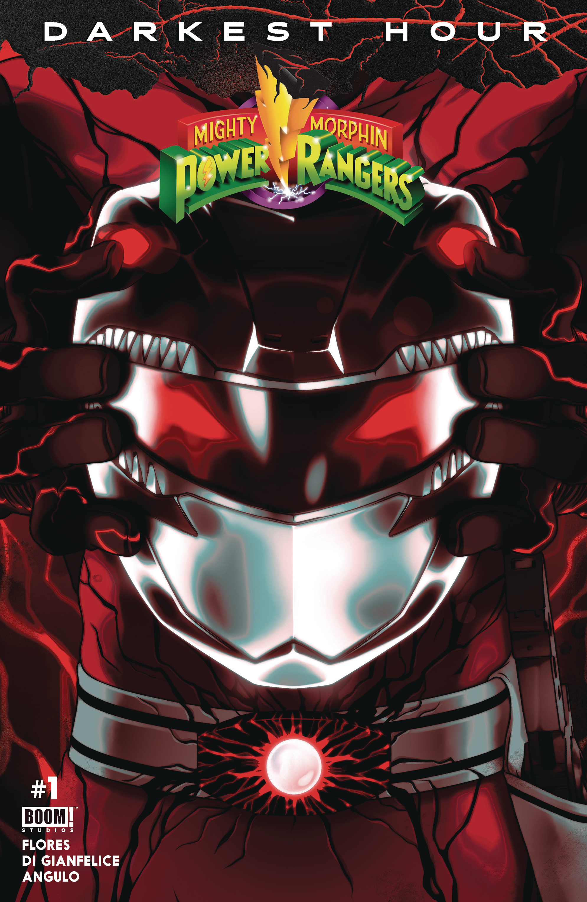 Mighty Morphin Power Rangers Darkest Hour #1 Cover D Helmet Variant Montes