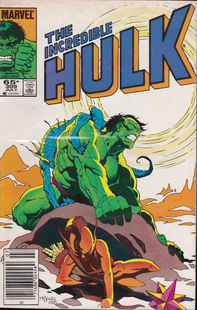 The Incredible Hulk #309 [Newsstand]-Very Fine (7.5 – 9)