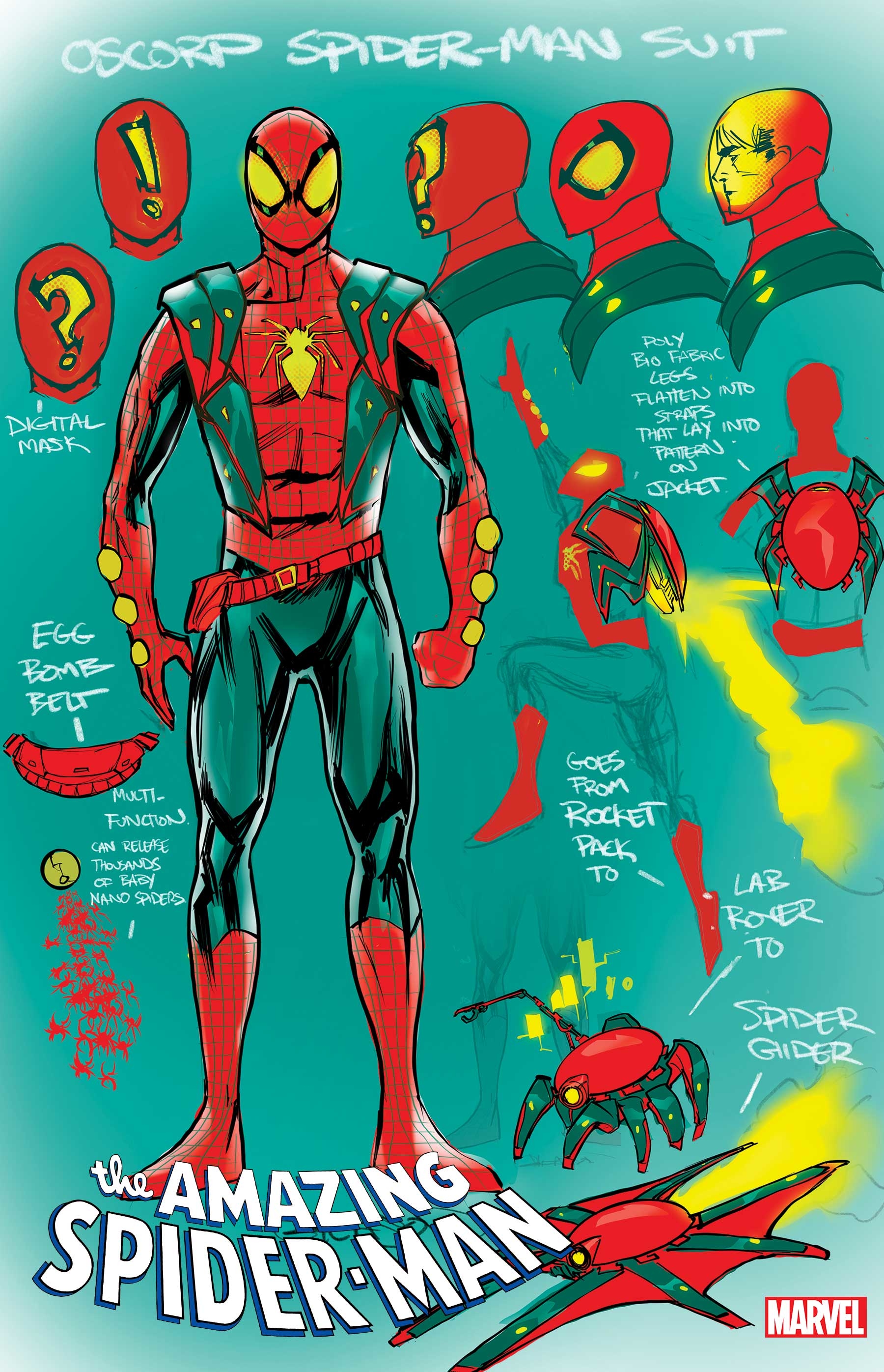 Amazing Spider-Man #7 1 for 10 Incentive Gleason Design Variant (2022)
