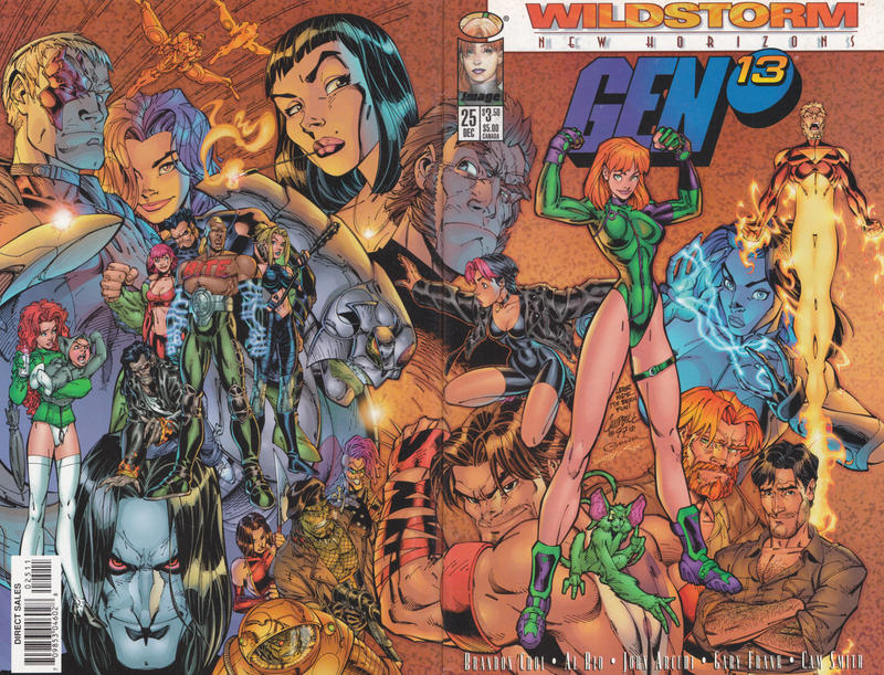 Gen 13 #25 [Wraparound Cover]-Fine (5.5 – 7)