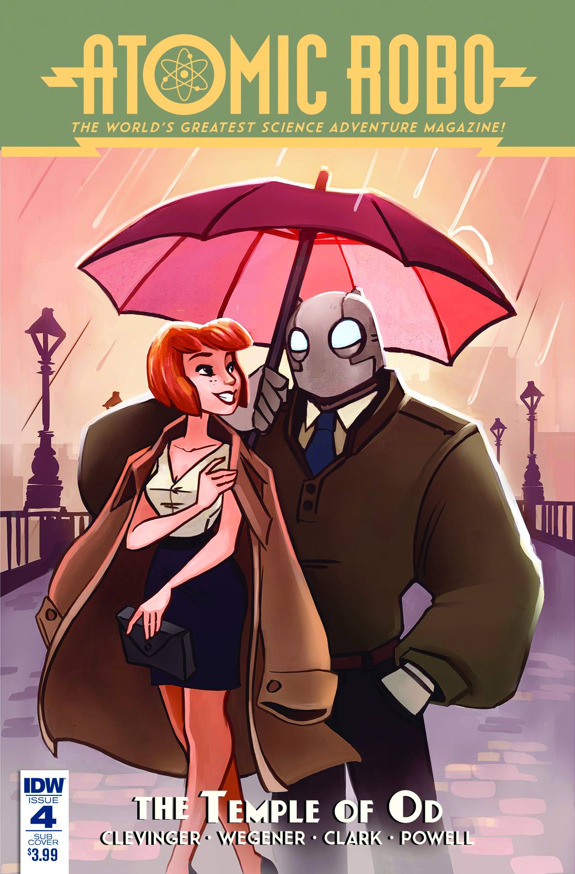 Atomic Robo and the Temple of Od #4 Subscription Variant