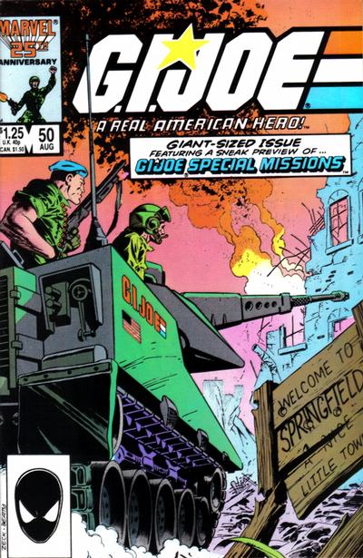 G.I. Joe, A Real American Hero #50 [Direct]-Fine (5.5 – 7)