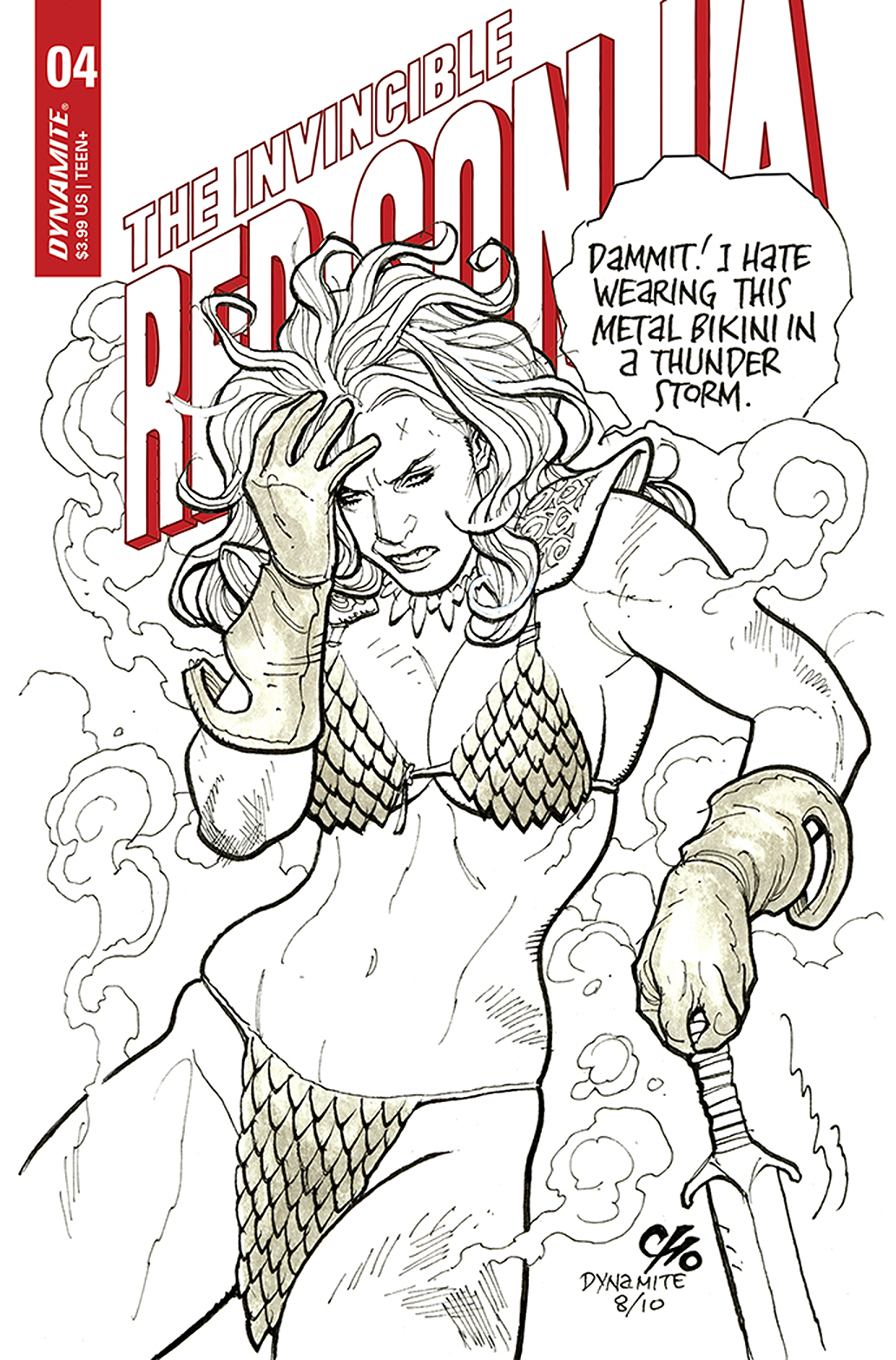 Invincible Red Sonja #4 Cover D Cho