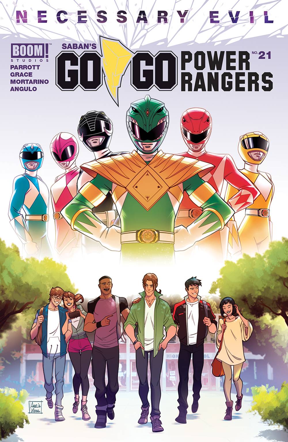 Go Go Power Rangers #21 Cover A Main Vidal