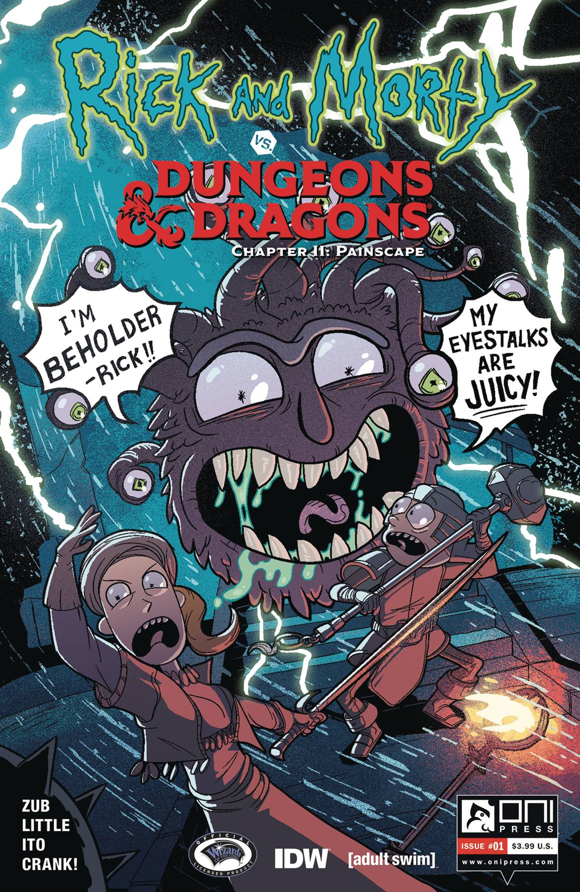 Rick and Morty Vs Dungeons & Dragons II Painscape #1 Cover B Zub (Mature)