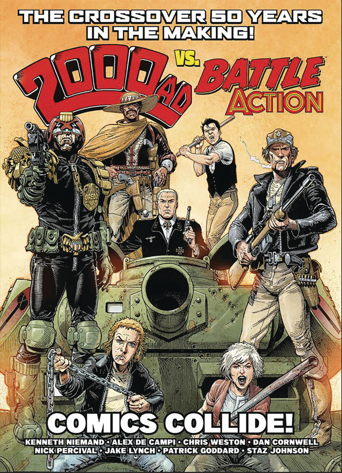 2000 AD Vs Battle Action Comics Collide Graphic Novel