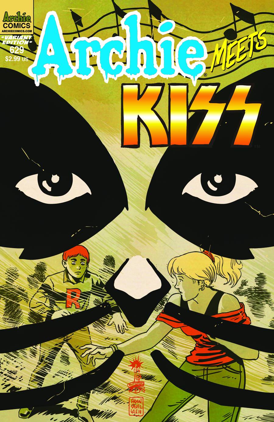 Archie #629 (Archie Meets Kiss Part 3 ) Variant Cover