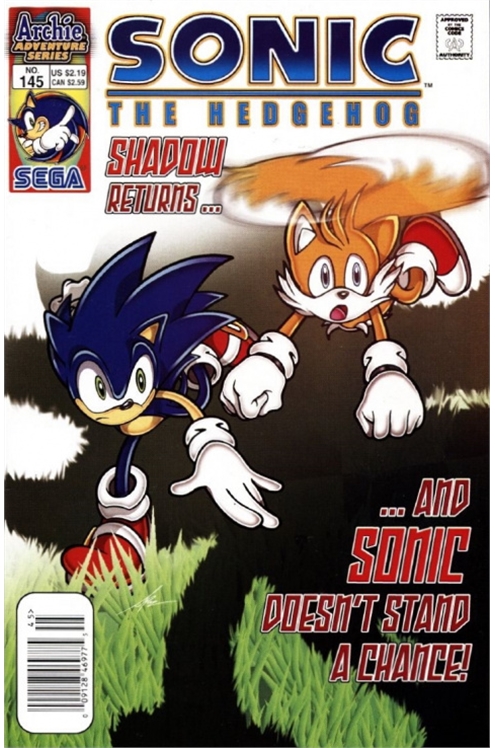 Sonic The Hedgehog #145 [Newsstand]-Very Fine