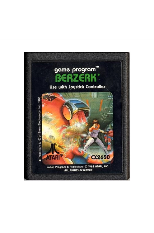 Atari 2600 Berzerk Cartridge Only