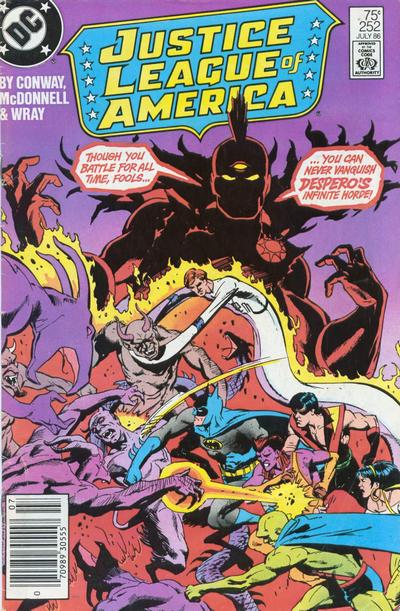 Justice League of America #252 [Newsstand]-Fine (5.5 – 7)