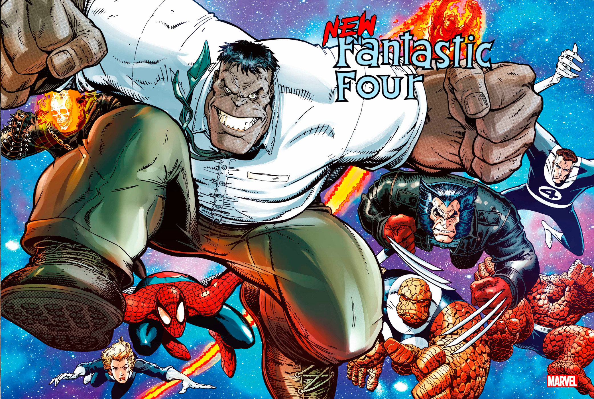 New Fantastic Four #1 1 for 100 Incentive Art Adams Hidden Gem Variant (Of 5)