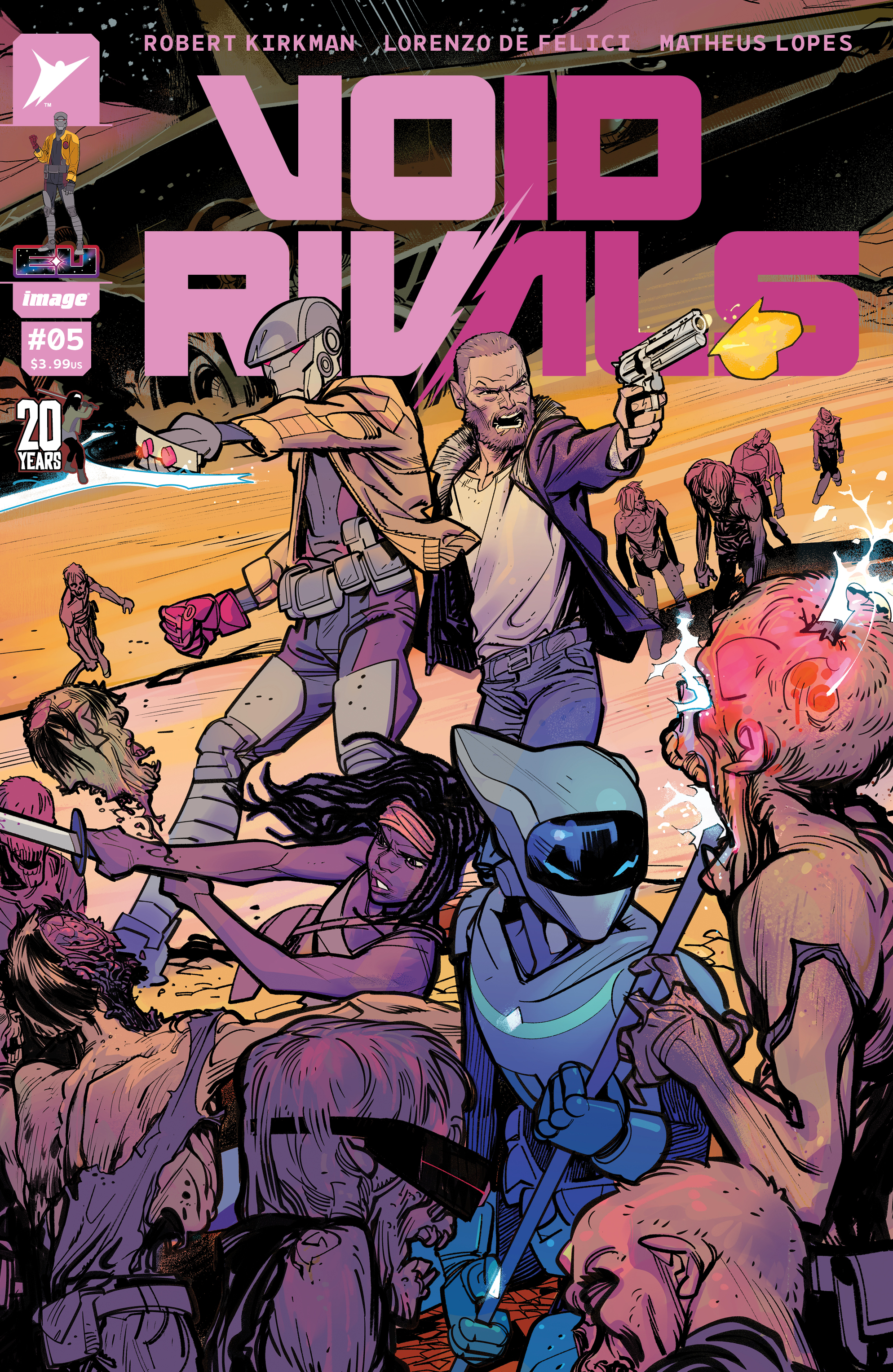 Void Rivals #5 Cover F Conor Hughes The Walking Dead 20th Anniversary Team Up Variant