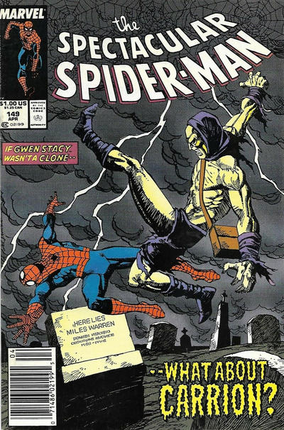 The Spectacular Spider-Man #149 [Newsstand]-Very Good (3.5 – 5)