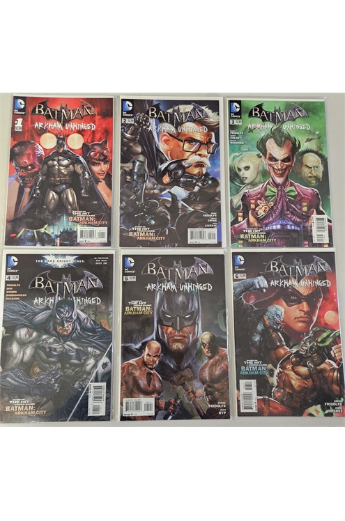 Batman Arkham Unhinged #1-6 (2012) 