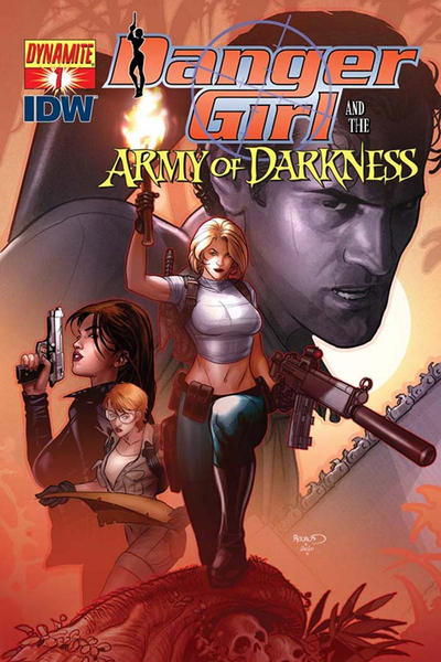 Danger Girl And The Army of Darkness #1 [Paul Renaud Variant Cover]-Very Fine