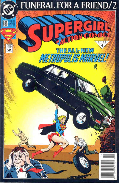 Action Comics #685 [Newsstand] Fine/ Very Fine -
