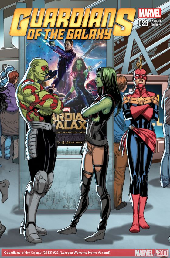 Guardians of the Galaxy #23 (Larroca Welcome Home Variant) (2013)