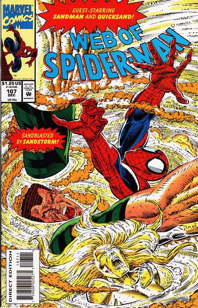 Web of Spider-Man #107 [Direct Edition](1985)-Very Fine (7.5 – 9)