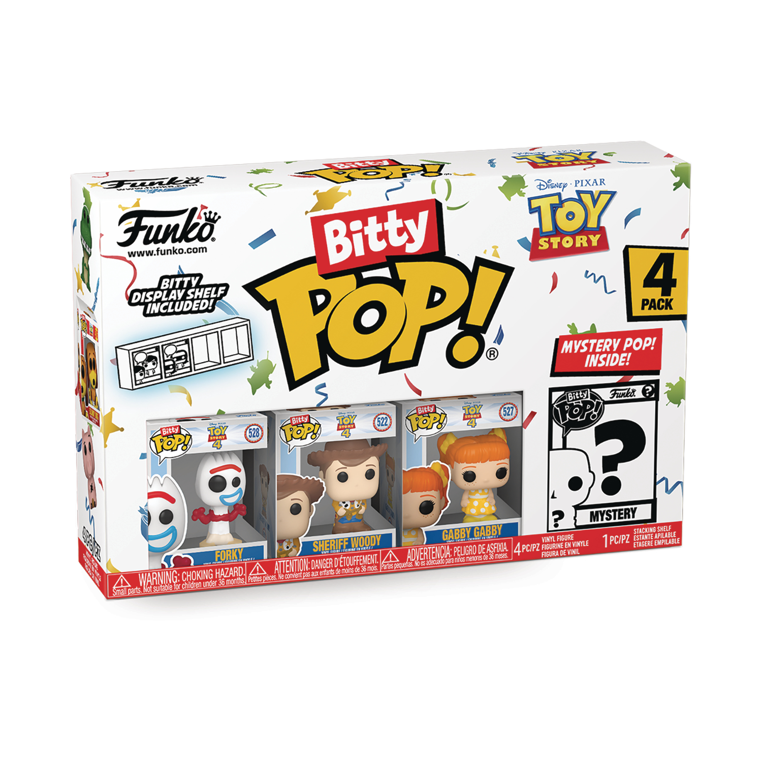 Bitty Pop Toy Story Forky 4-Pack Figure