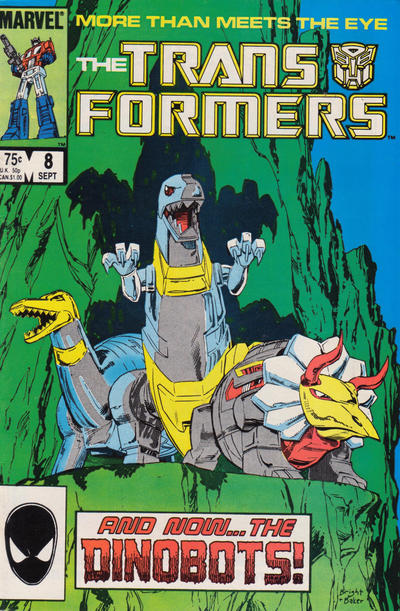 The Transformers #8 [Direct]-Fine (5.5 – 7) [1St App. of The Dinobots]